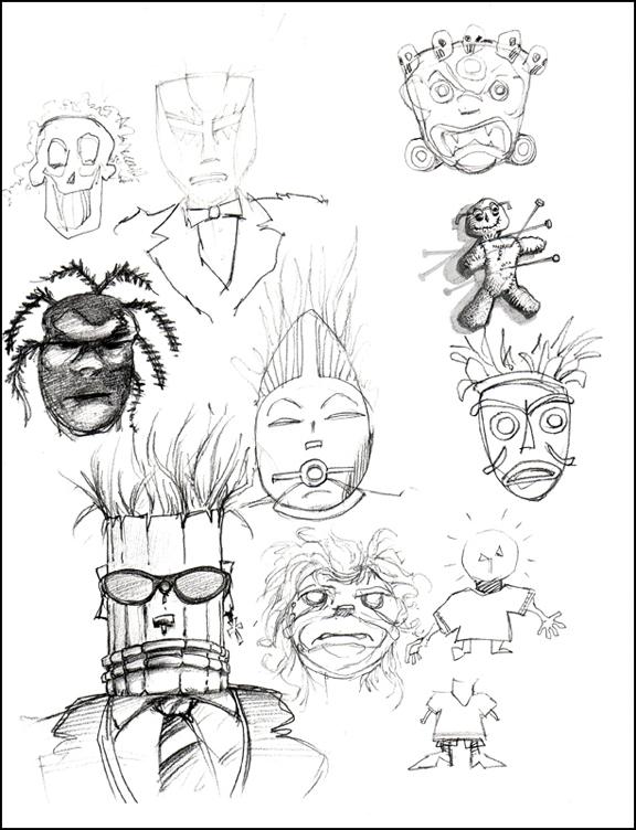 Sketch page with my Avatar