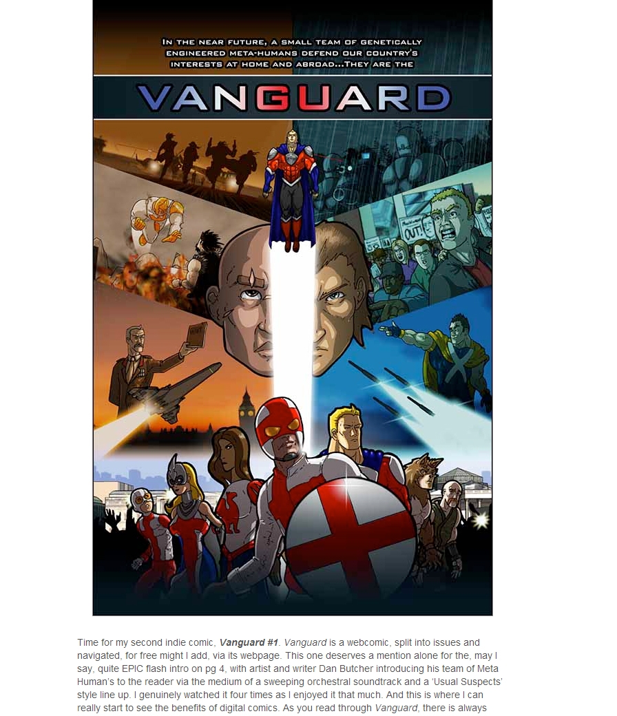 VANGUARD - Reviewed at Inter-Comics