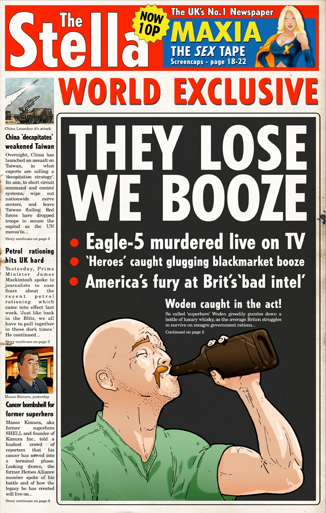 'They Lose, We Booze' - Stella Newspaper