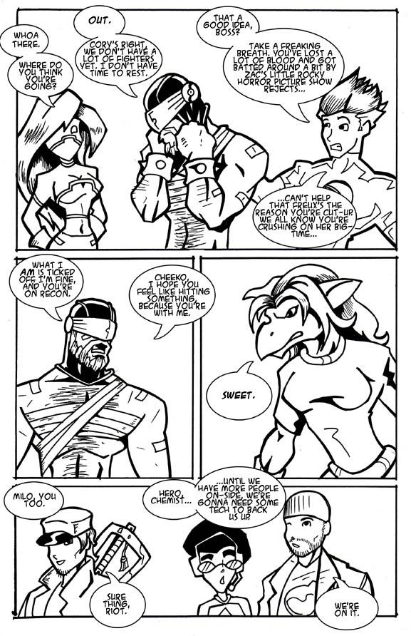 Drunk Duck Civil War: Issue Two Page Four