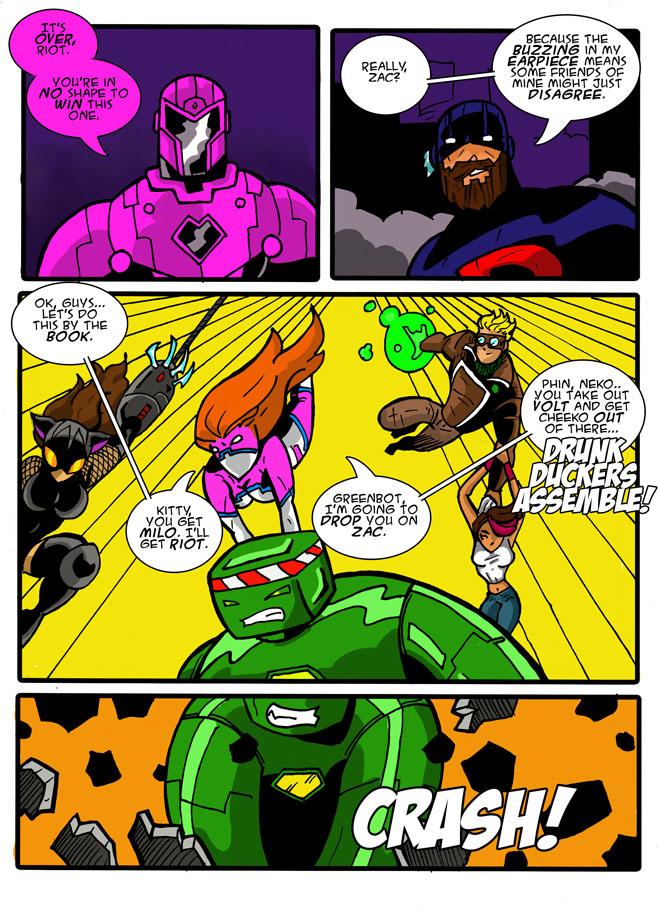 Drunk Duck Civil War: Issue 2, Page 17