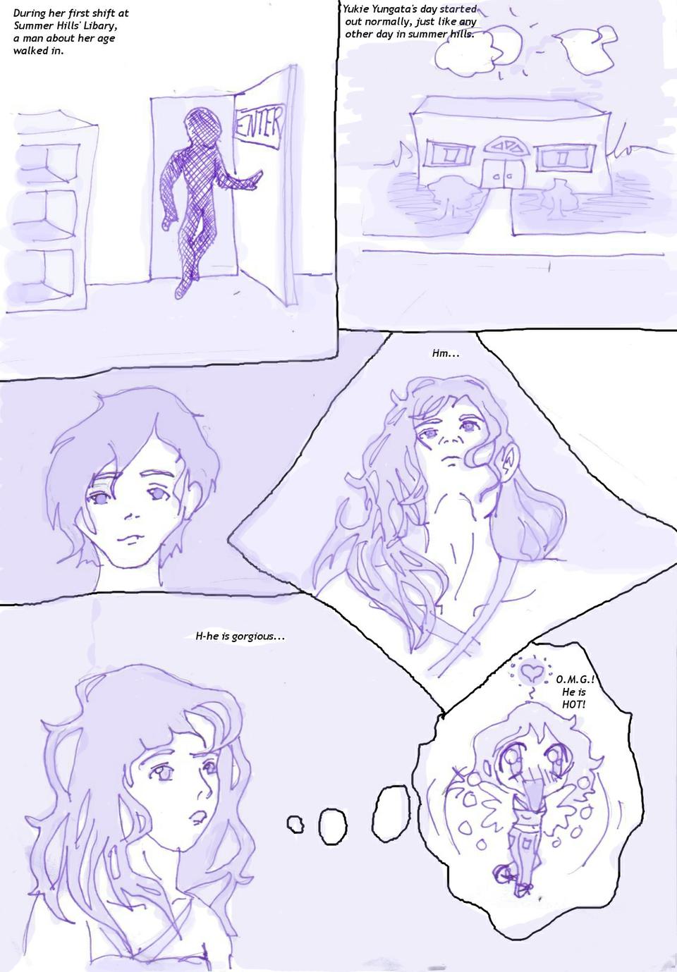 ~*~ Yukie's Bite ~*~ page1 (colored)