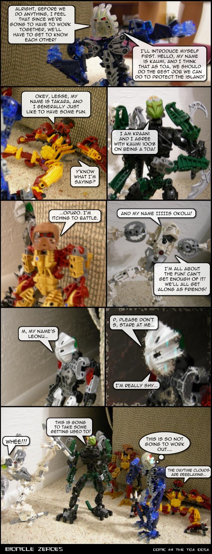 Comic #4 The Toa Dosa