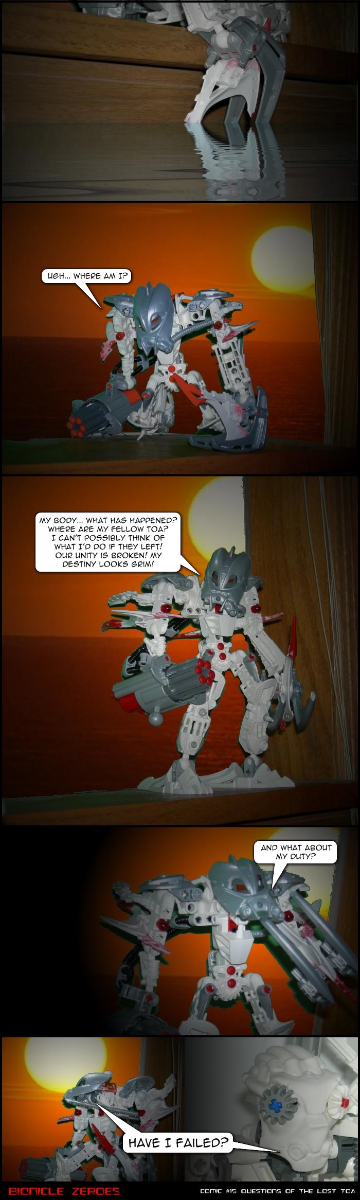 Comic #15 Questions of the Lost Toa