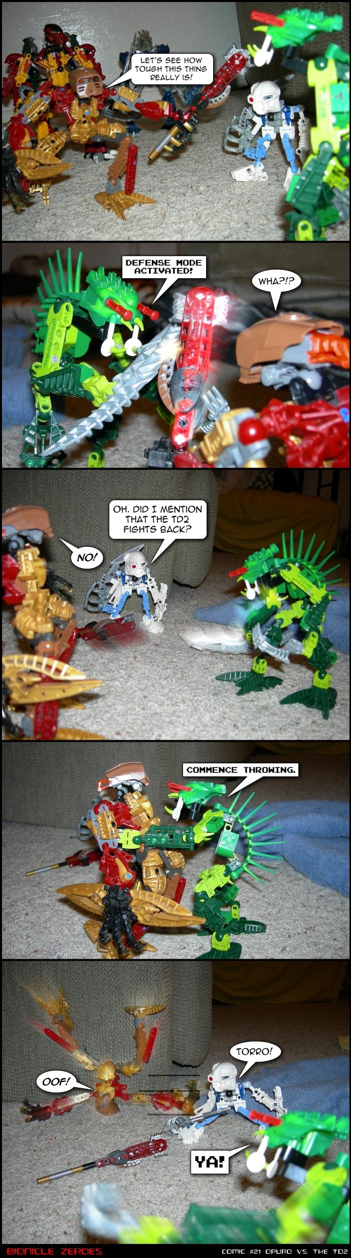 Comic #21 Opuro vs. the TD2