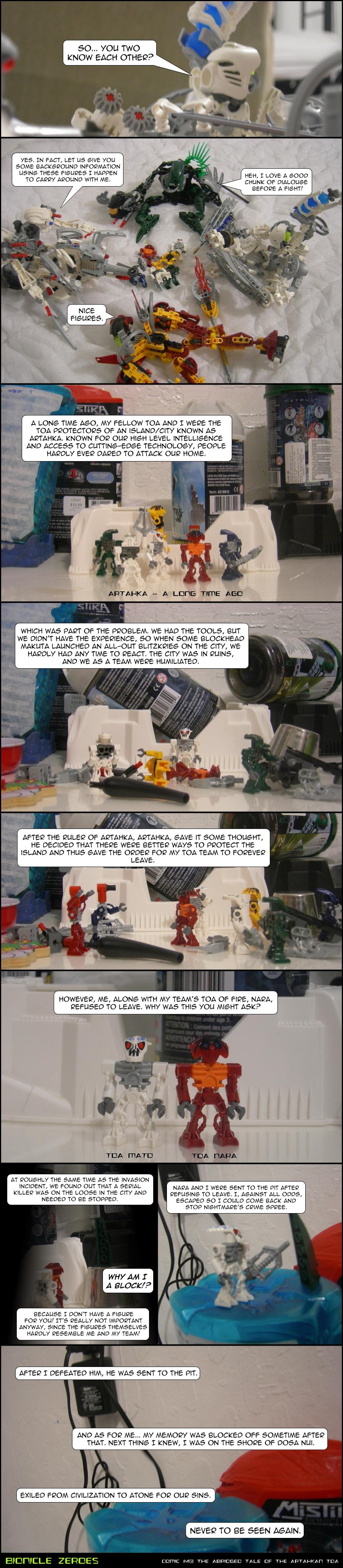 Comic #43 The Abridged Tale of the Artahkan Toa