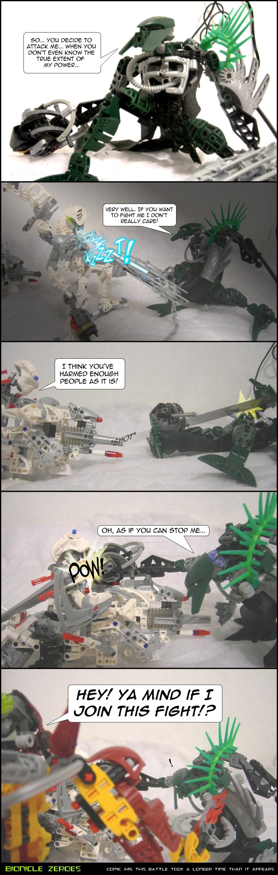 Comic #45 This battle took a longer time than it appears