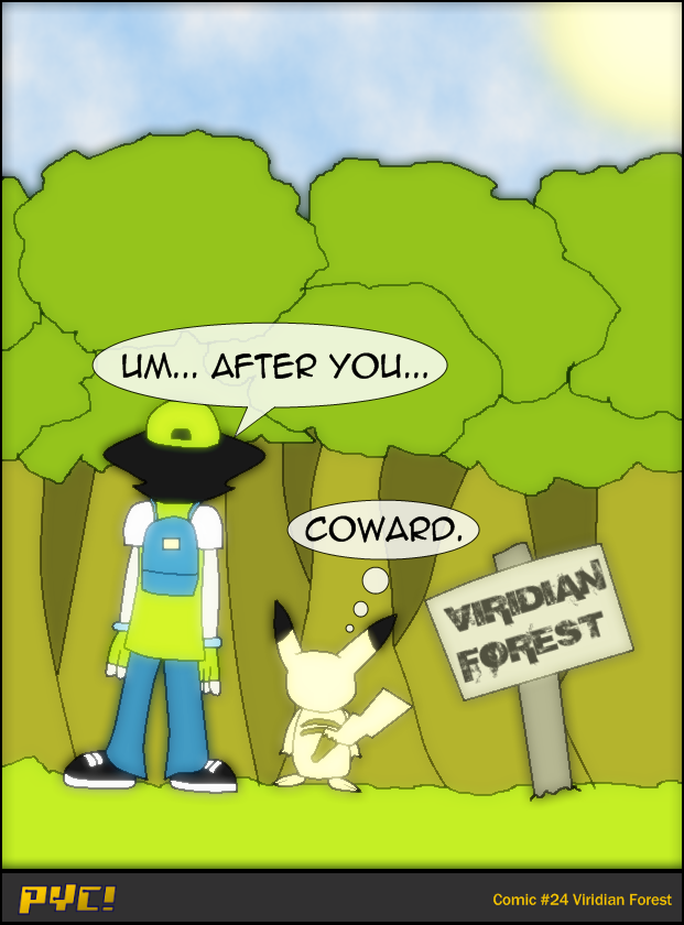 Comic #24 Viridian Forest