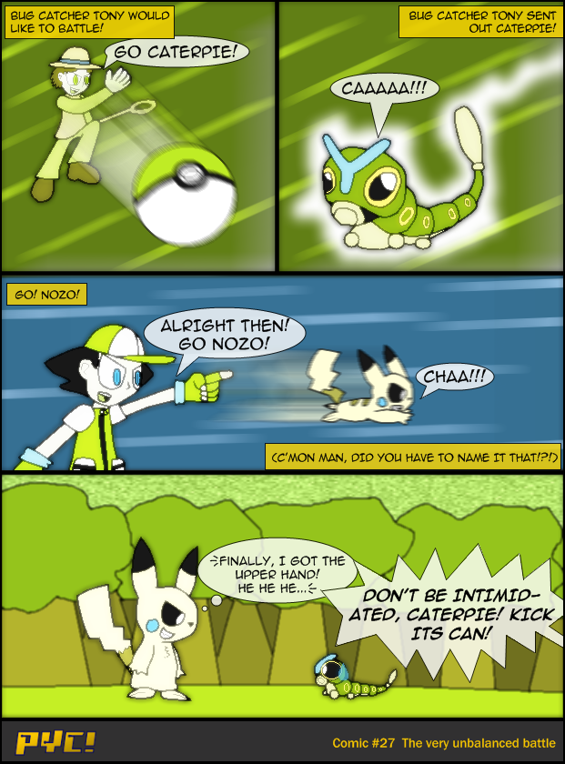 Comic #27 A very unbalanced battle