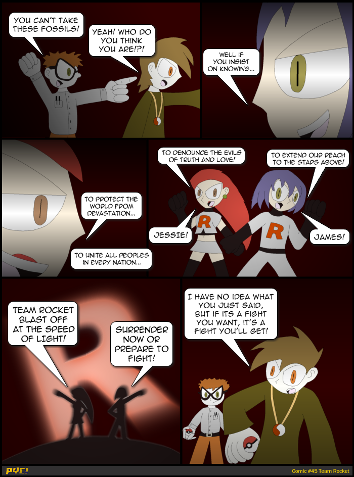 Comic #45 Team Rocket