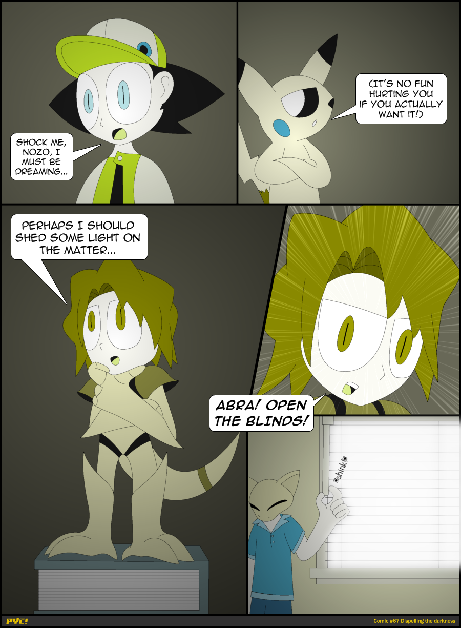 Comic #67 Dispelling the darkness