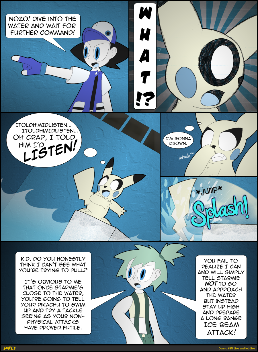 Comic #85 Live and let dive