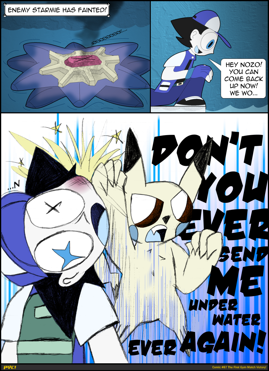 Comic #87 The First Gym Match Victory!