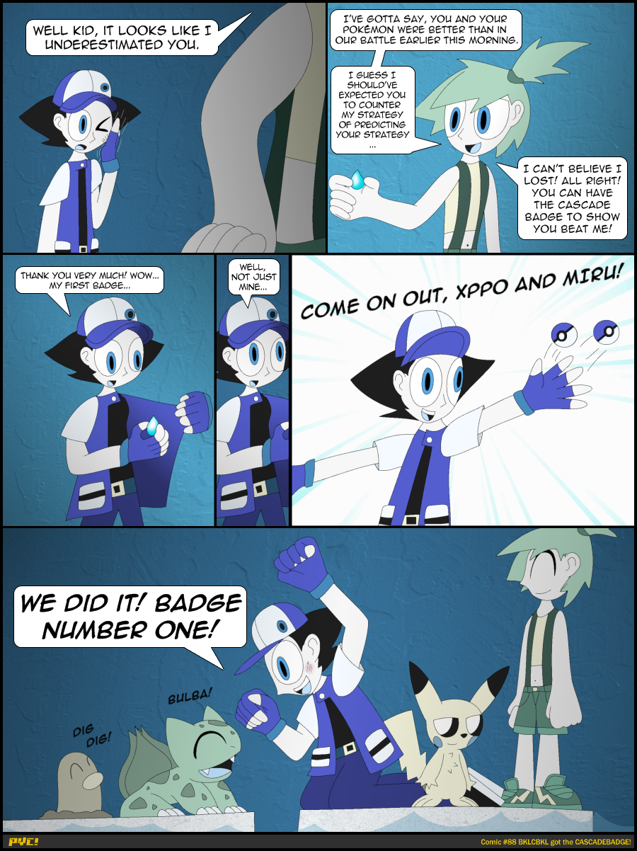 Comic #88 BKLCBKL got the CASCADEBADGE!