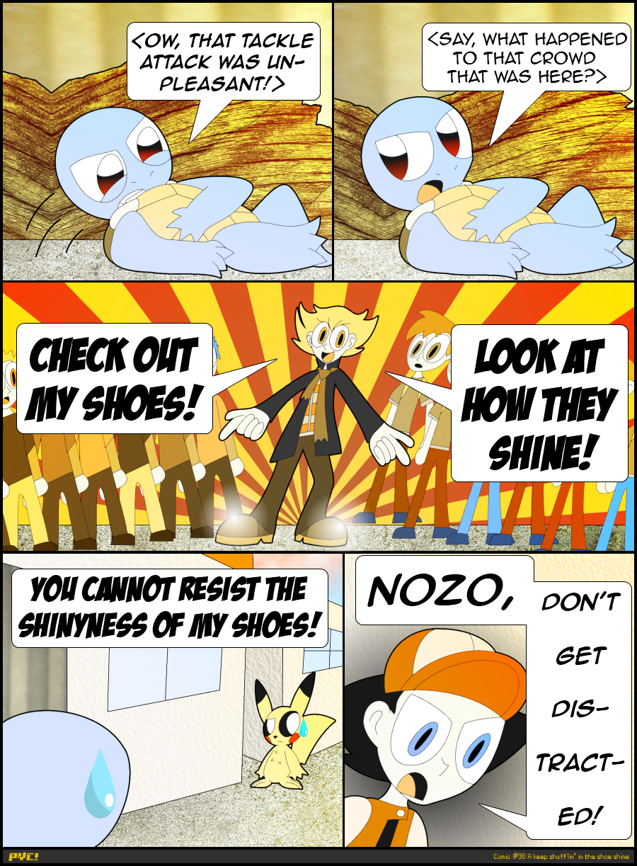 Comic #98 A keep shufflin' in the shoe shine 