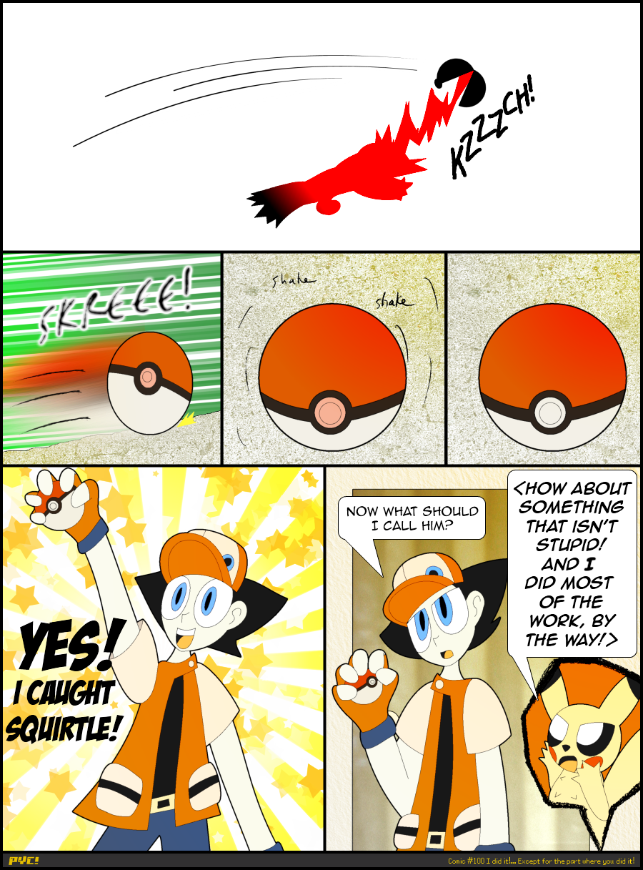 Comic #100 I did it!... Except for the part where you did it!