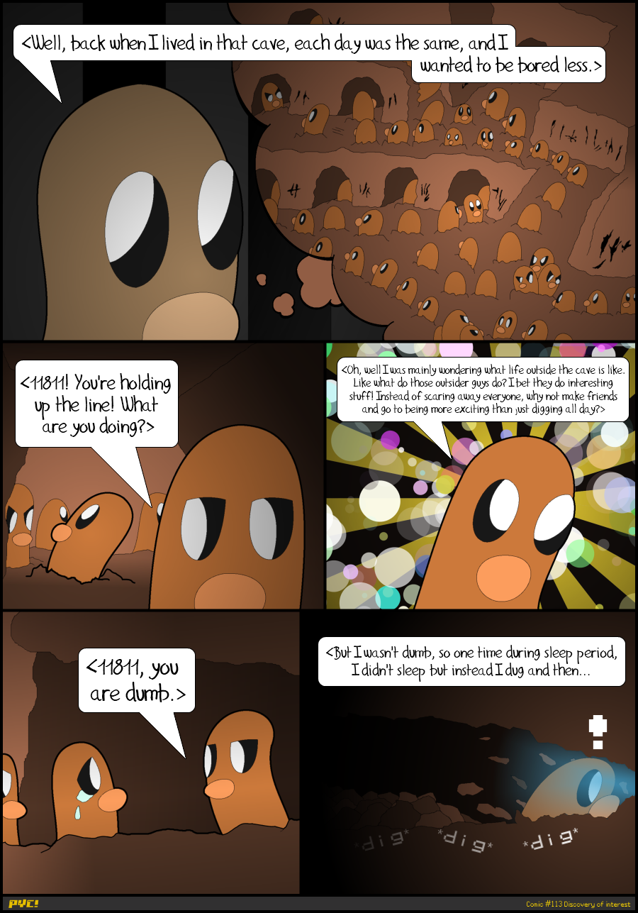 Comic #113 Discovery of interest