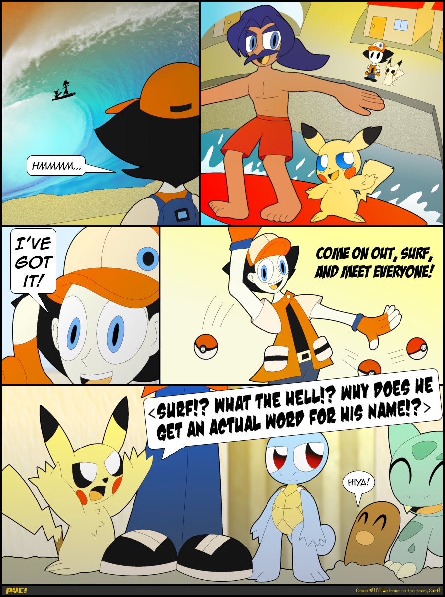 Comic #101 Welcome to the team, Surf!