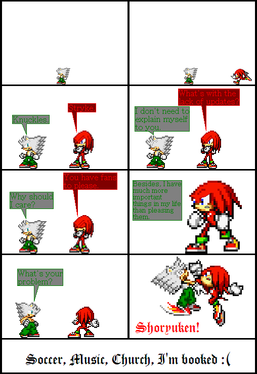 Knuckles wins
