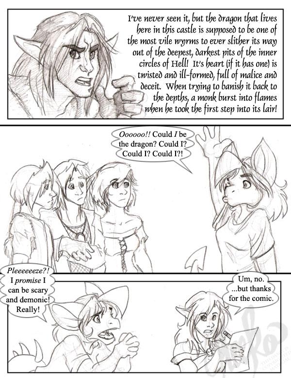 Fan comic: Dragon's Castle by Cheeko
