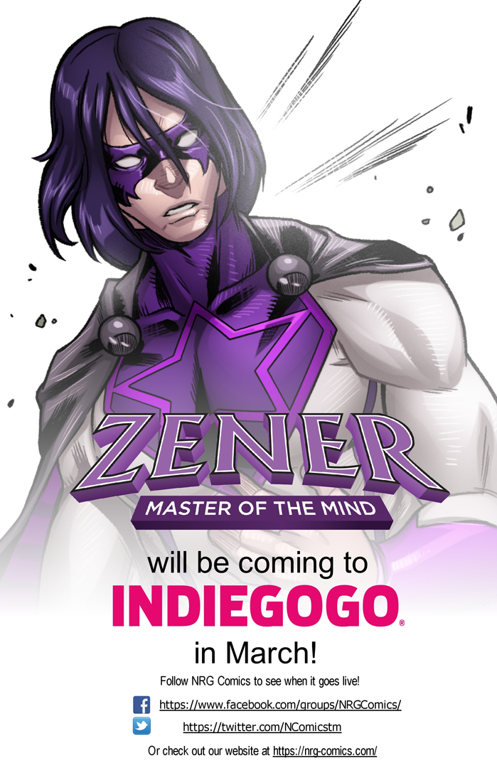 Zener Indiegogo coming March 2020