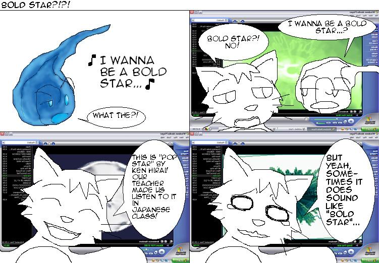 Strip 3: "Bold Star?!?!"