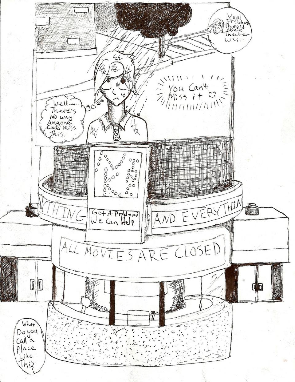 Pg. 3: The Old Movie Theater