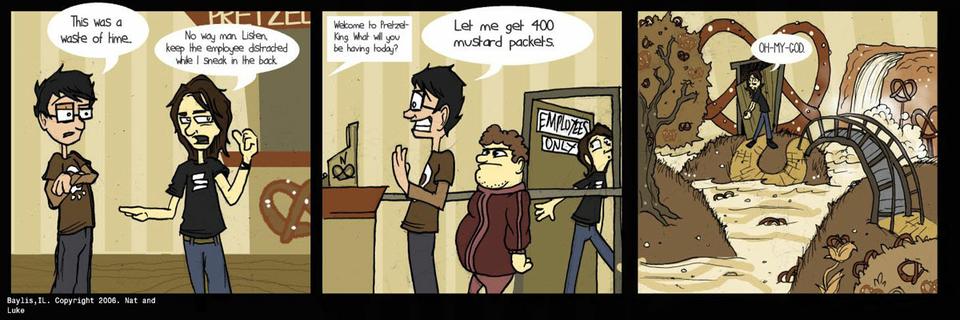 Jesus man can't you take a hint? The comics not getting any better.