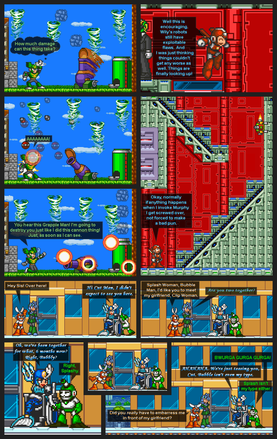 Dodge/Grapple Man's Stage: Going Up