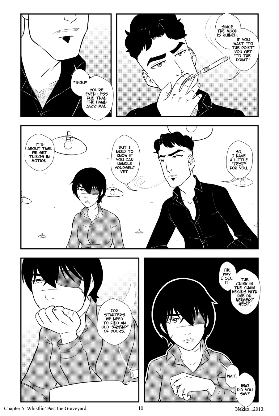 Whistlin' Past the Graveyard page 10