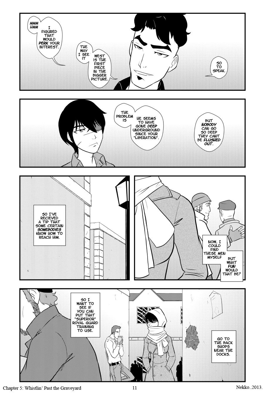 Whistlin' Past the Graveyard page 11