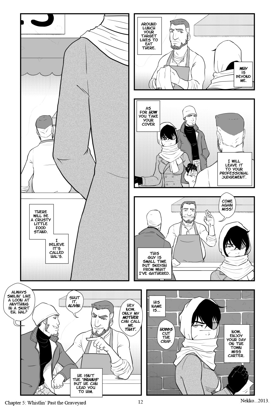 Whistlin' Past the Graveyard page 12