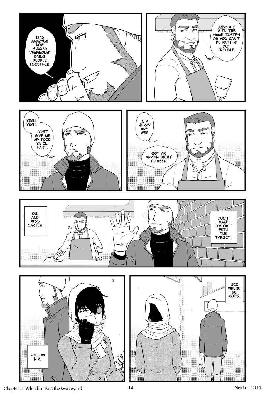 Whistlin' Past the Graveyard page 14