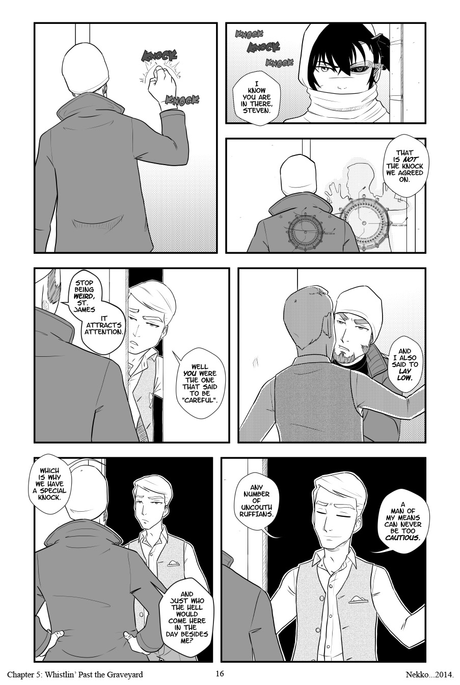 Whistlin' Past the Graveyard page 16