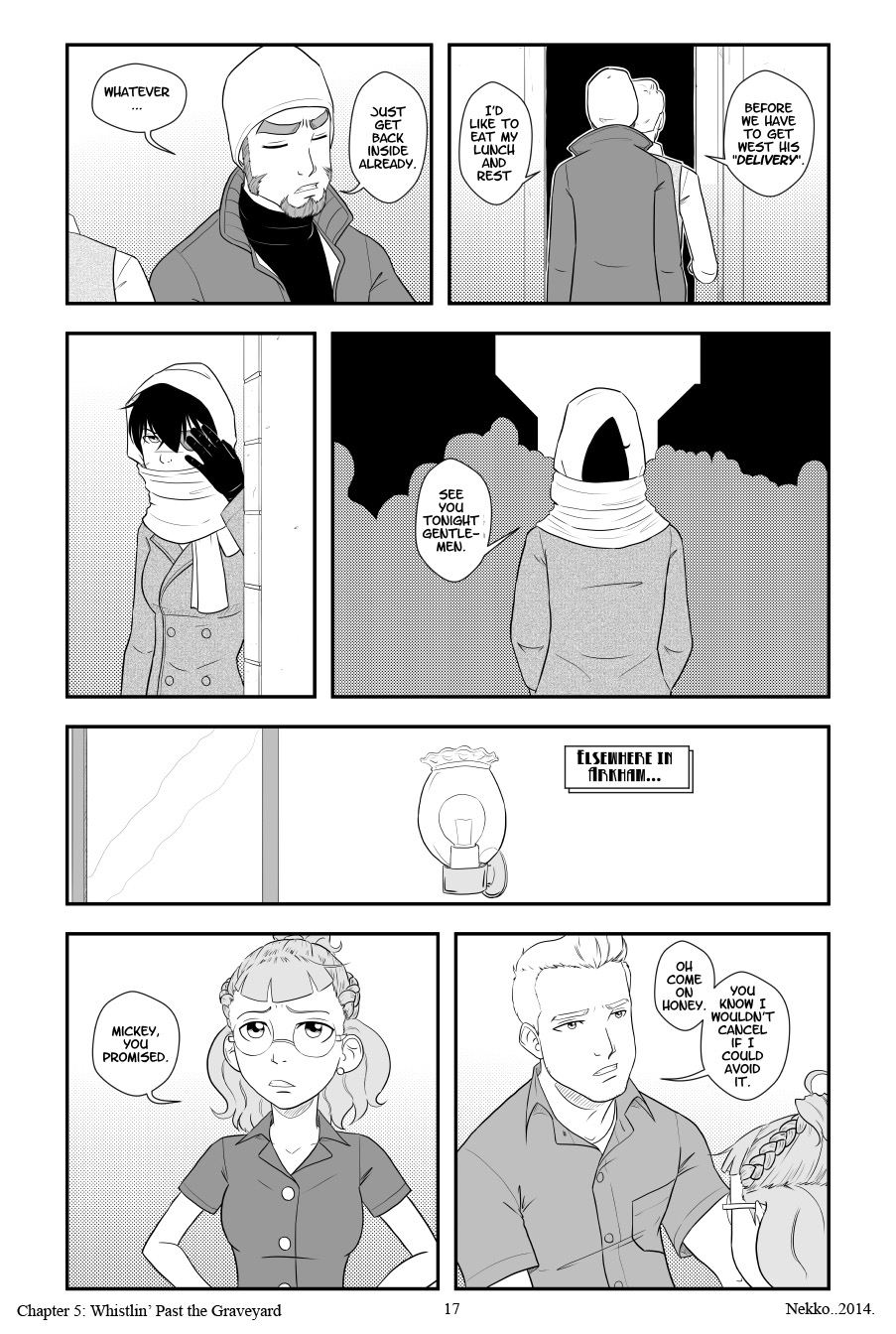 Whistlin' Past the Graveyard page 17