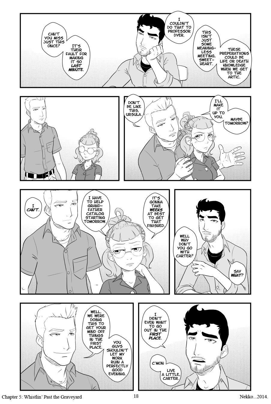 Whistlin' Past the Graveyard page 18