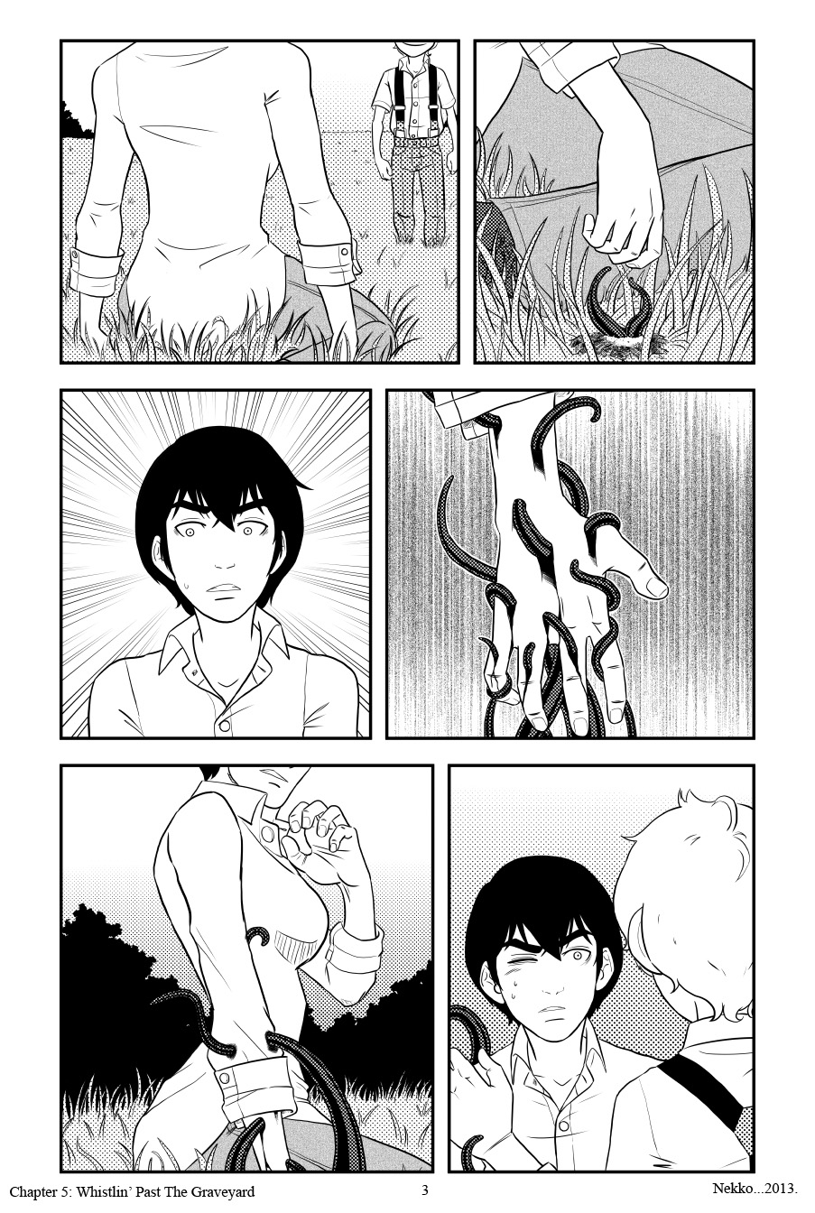 Whistlin' Past the Graveyard page 3