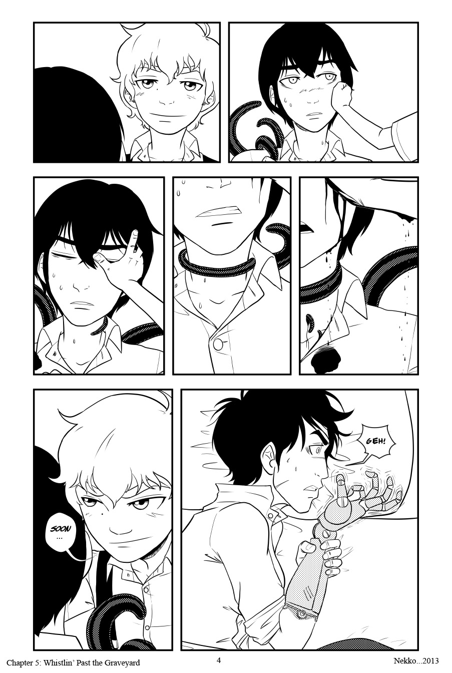 Whistlin' Past the Graveyard page 4