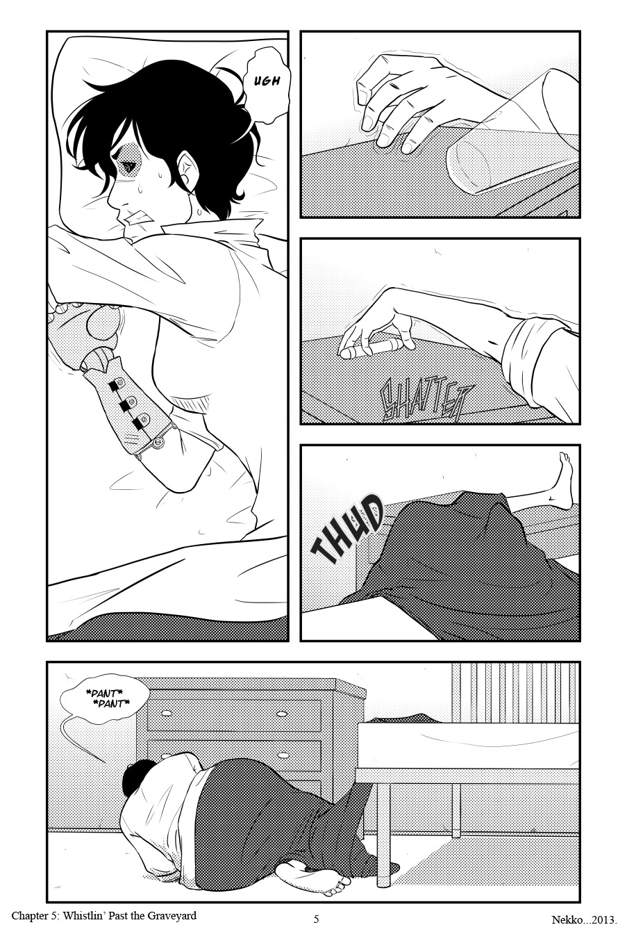 Whistlin' Past the Graveyard page 5