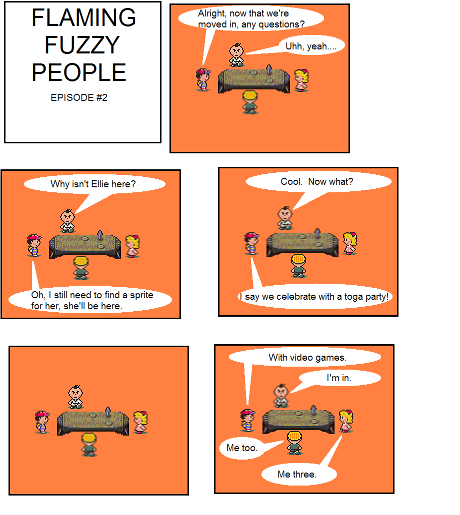 Flaming Fuzzy People #2