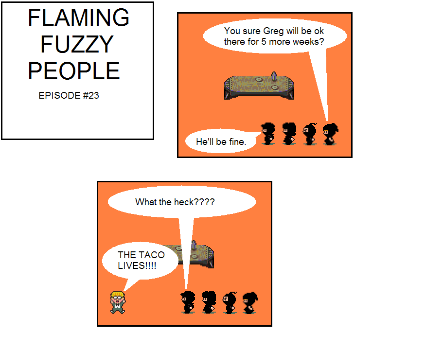 Flaming Fuzzy People #23