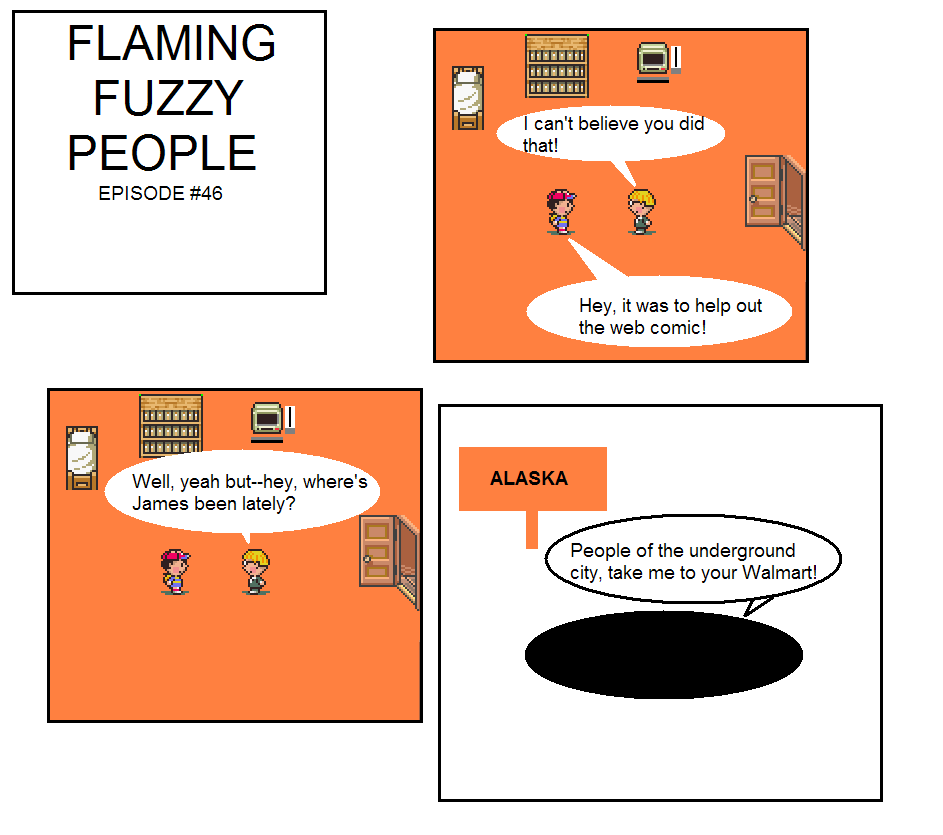 Flaming Fuzzy People #46