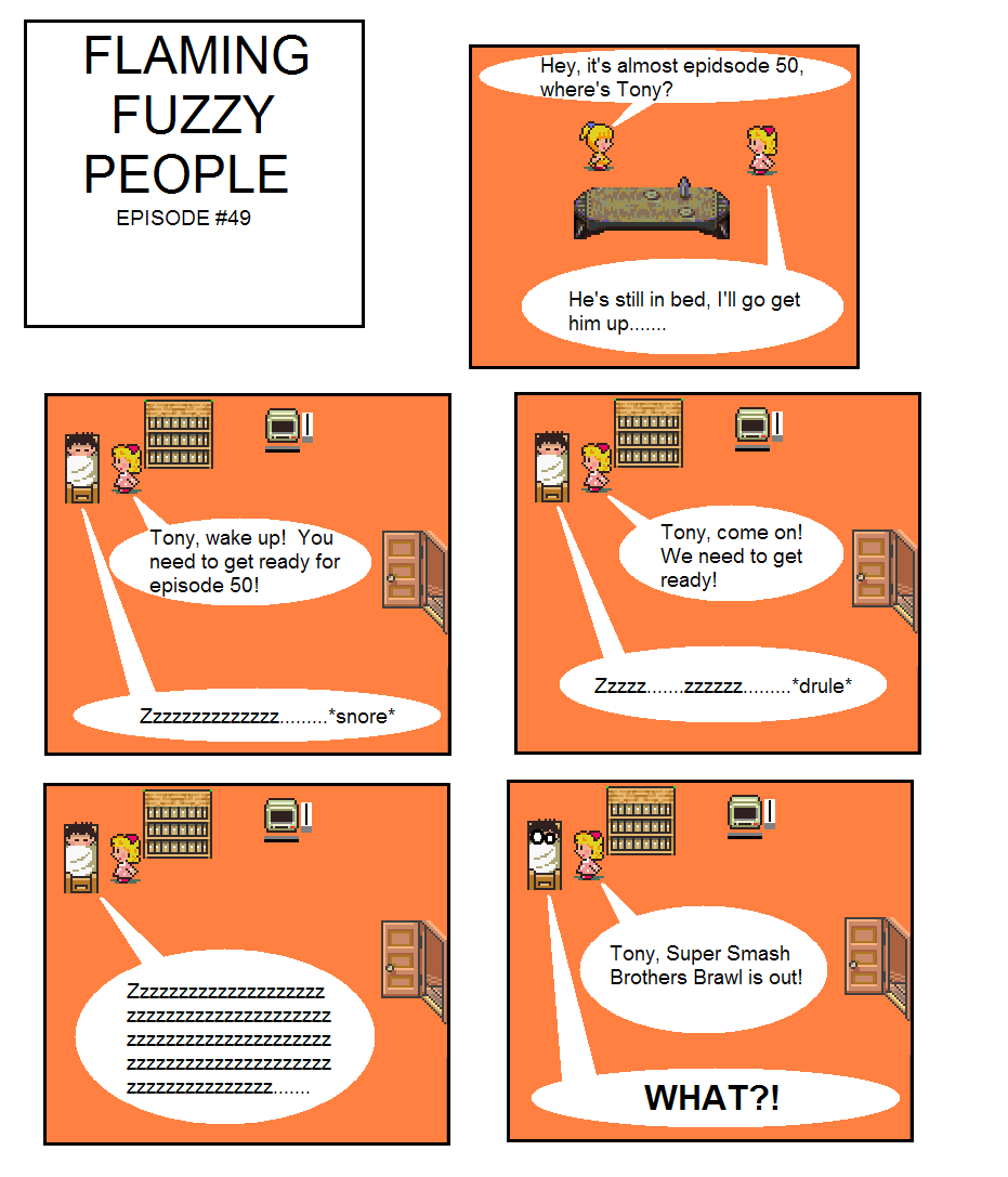 Flaming Fuzzy People #49