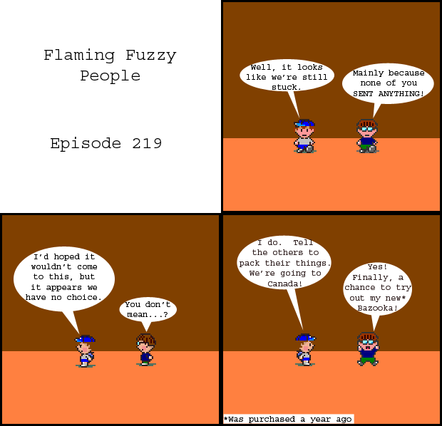 Flaming Fuzzy People Episode #219