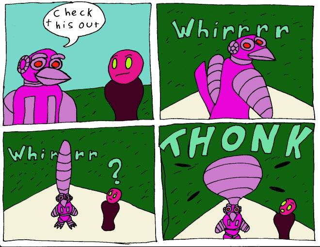 And so begins the purple penguin adventure