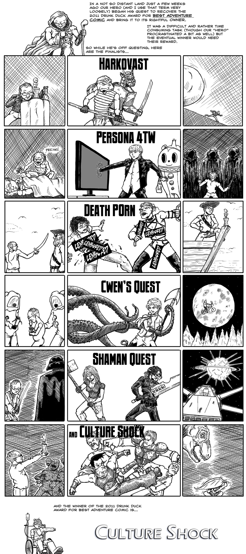 Best Adventure Comic presented by darrell