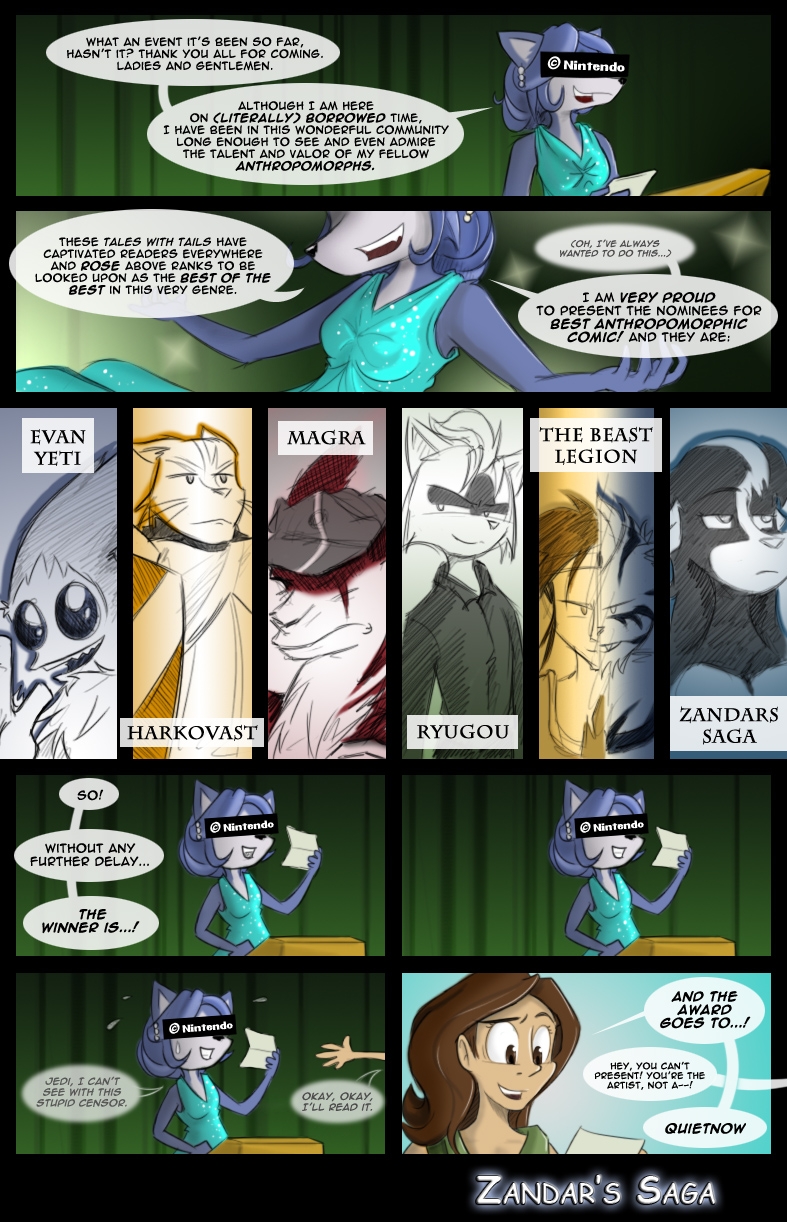 Best Anthropomorphic Comic presented by JediAnn Solo