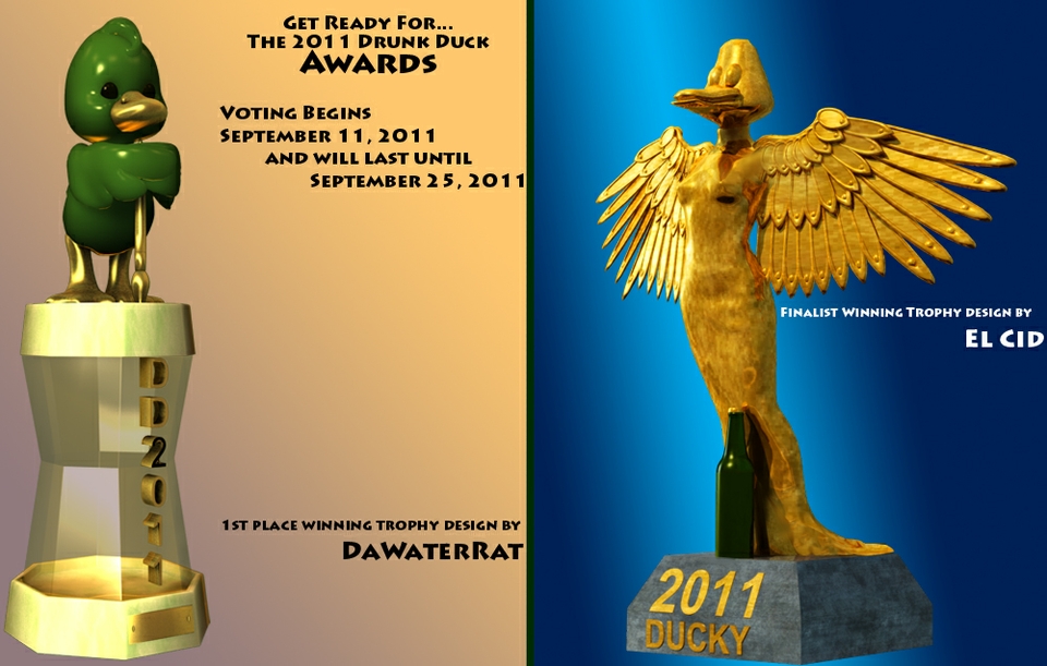 Drunk Duck Awards 2011! (You're Invited!)