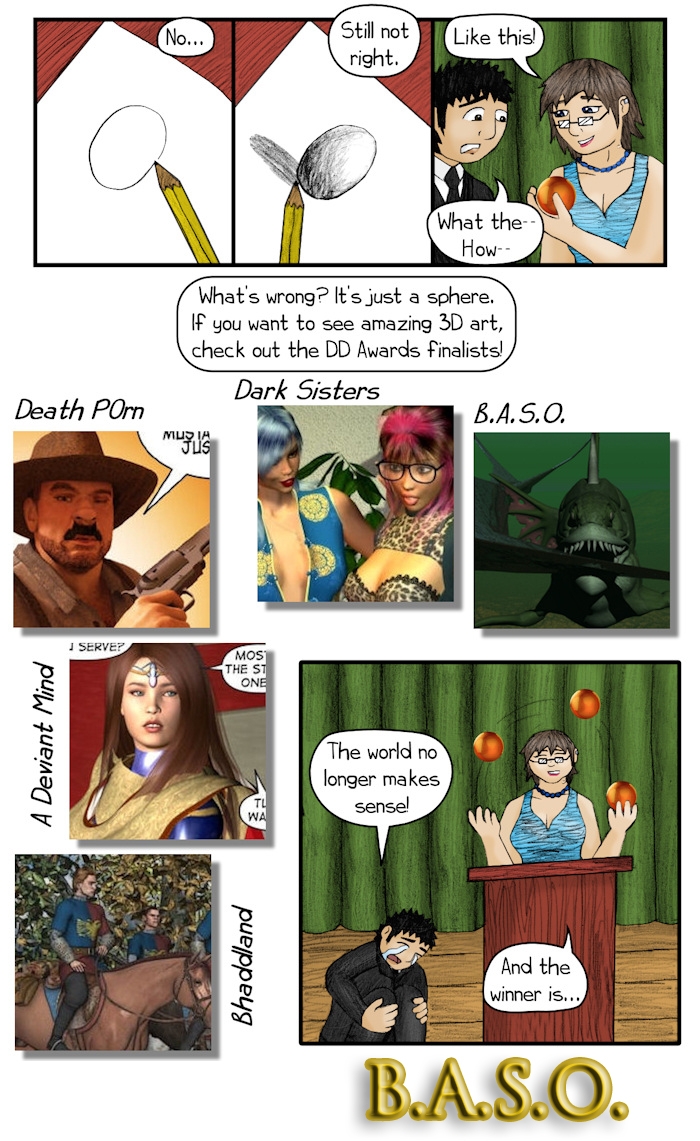 Best 3D/Poser Comic presented by usedbooks