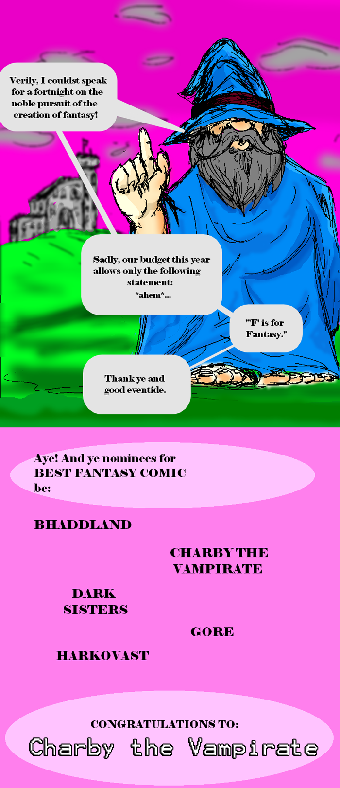 Best Fantasy Comic presented by Banes